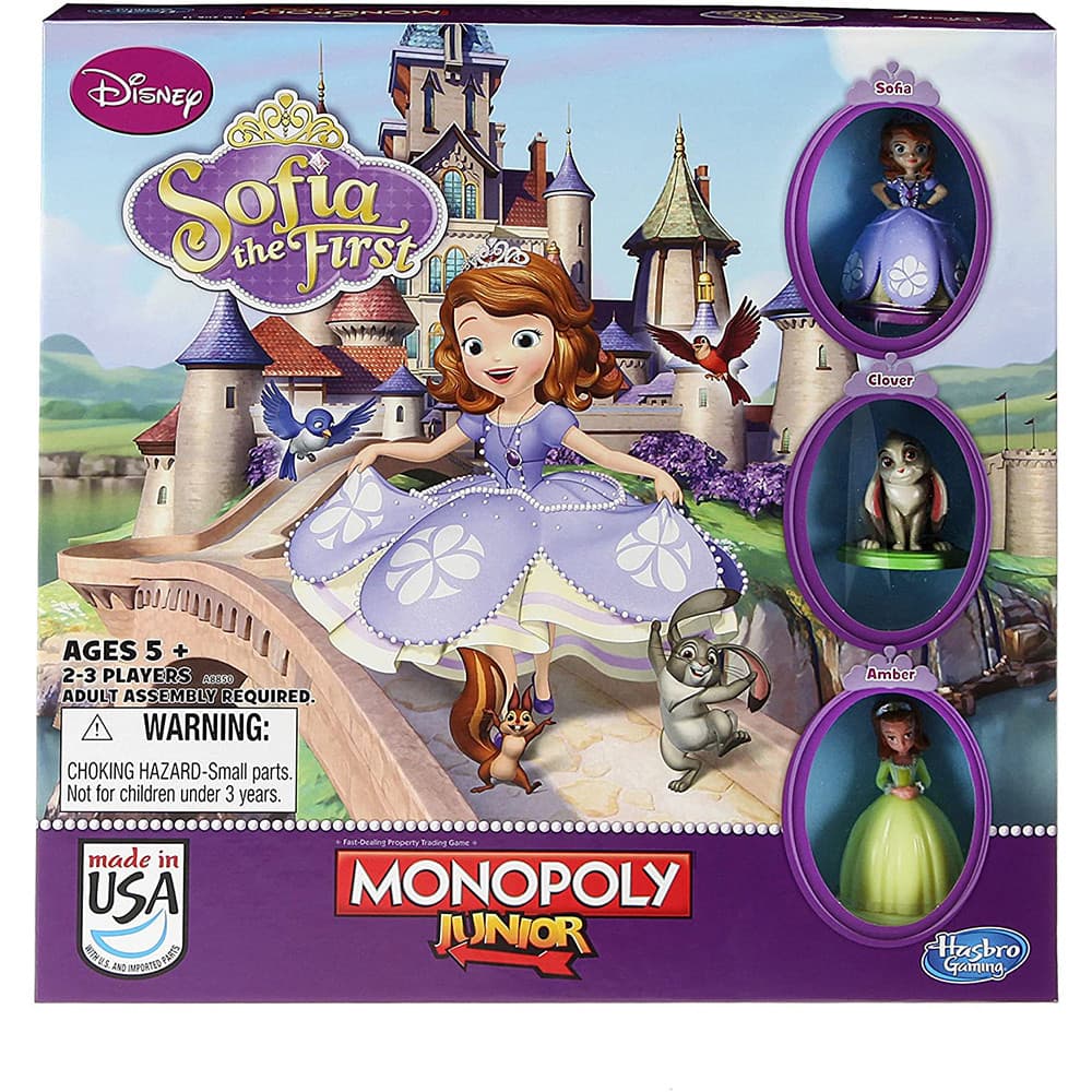 Jogo de Tabuleiro Monopoly Junior Hasbro Sofia The First