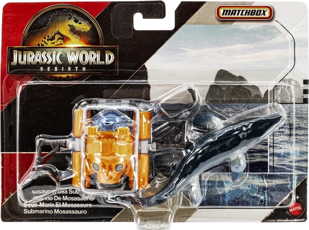 Figura de Ação Mosasaurus Sea Sub Jurassic World Mattel