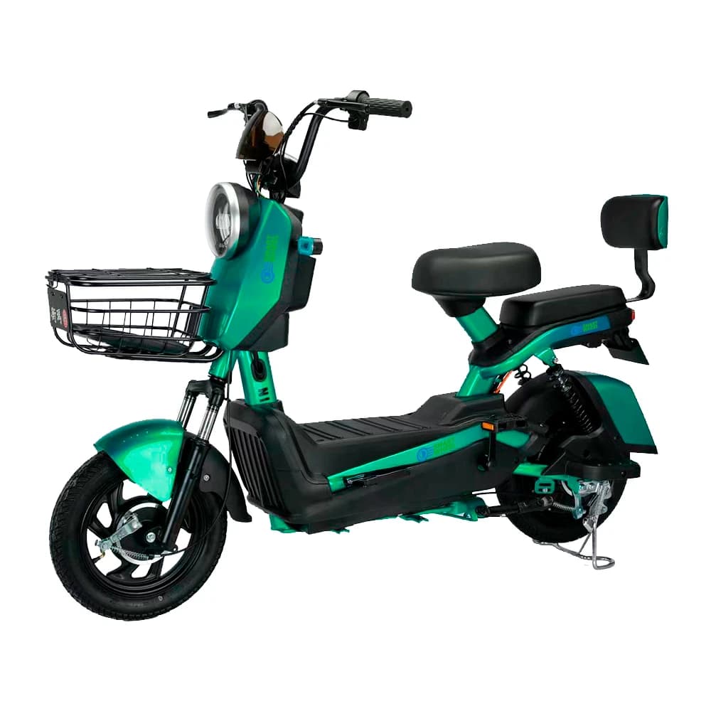 Moto Elétrica Smart Wheel iBike 500W 48V 21Ah Verde