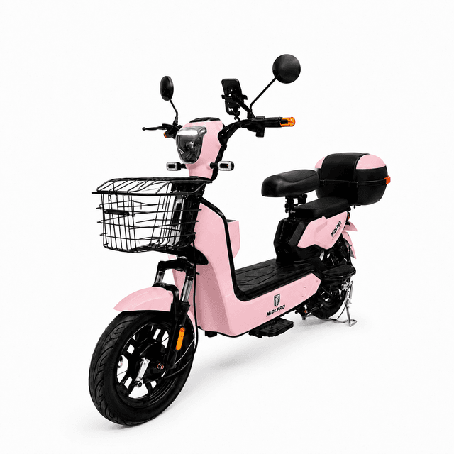 Moto Elétrica Autopropelido MiDi Pro Mdp-500BX 500W 48V/12Ah Rosa Bebê (Acompanha Capacete)