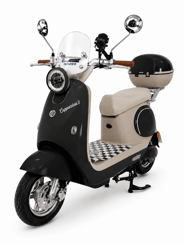 Moto Elétrica Midi Pro Mdp-Cappuccino Ii 1000W 60V/24Ah Preto