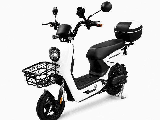 Moto Elétrica Midi Pro Mdp-X14PRO Max 1000W 60V/20Ah - Branco (Acompanha Capacete)