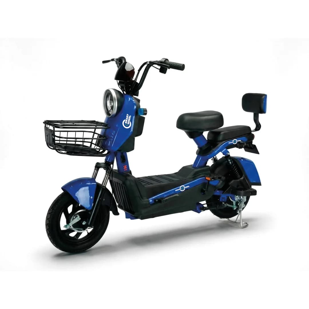 Moto Elétrica Smart Wheel Sw 001 Azul 1000W 48V 20Ah Lítio