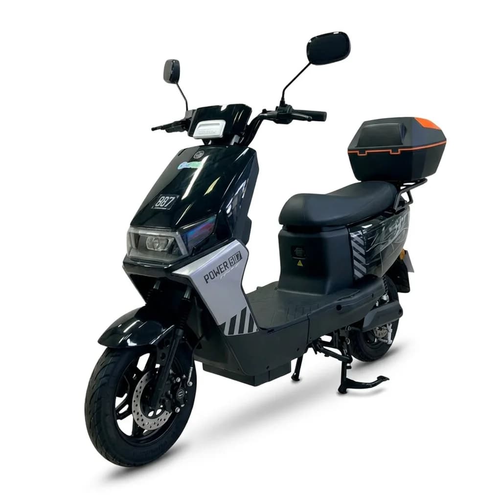 Moto Elétrica Smart Wheel Sw 007 – 1000W 48V 24Ah Lítio Cinza