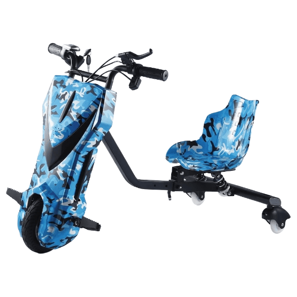 Triciclo Elétrico Sonaki N3 Camuflado Azul 8"