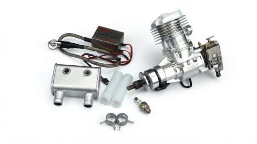 Motor Dle 20RA Rear Exhaust Walbro