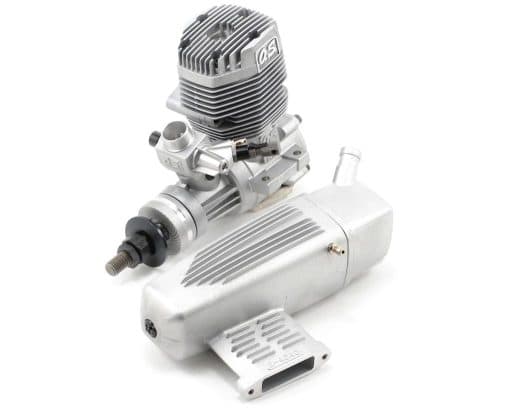 Motor O.S. 75AX com Silenciador E-4040