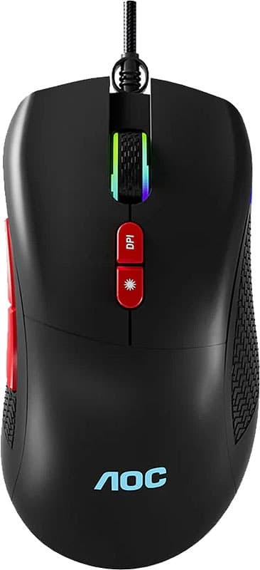 Mouse com Fio Gaming Aoc GM180B/LA Preto
