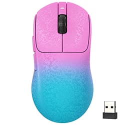 Mouse Gamer Ajazz AJ199 Nacodexx Wireless - Rosa / Azul (989315)