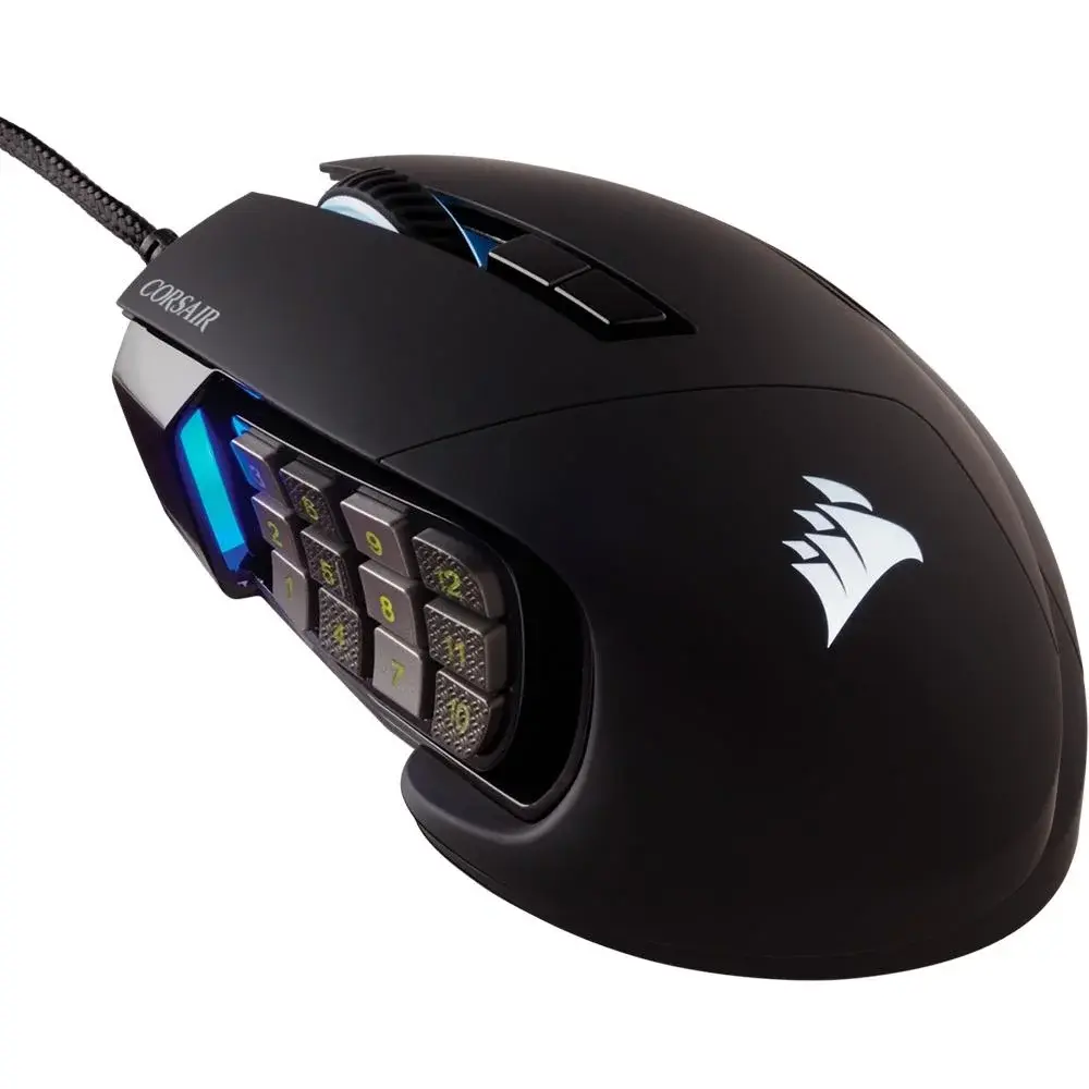 Mouse Gamer Corsair Scimitar Elite RGB 17 Botões 18000DPI Preto