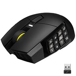 Mouse Gamer Corsair Scimitar Elite SE MMO Wireless - Gun Metal (CH-9314014-WW)