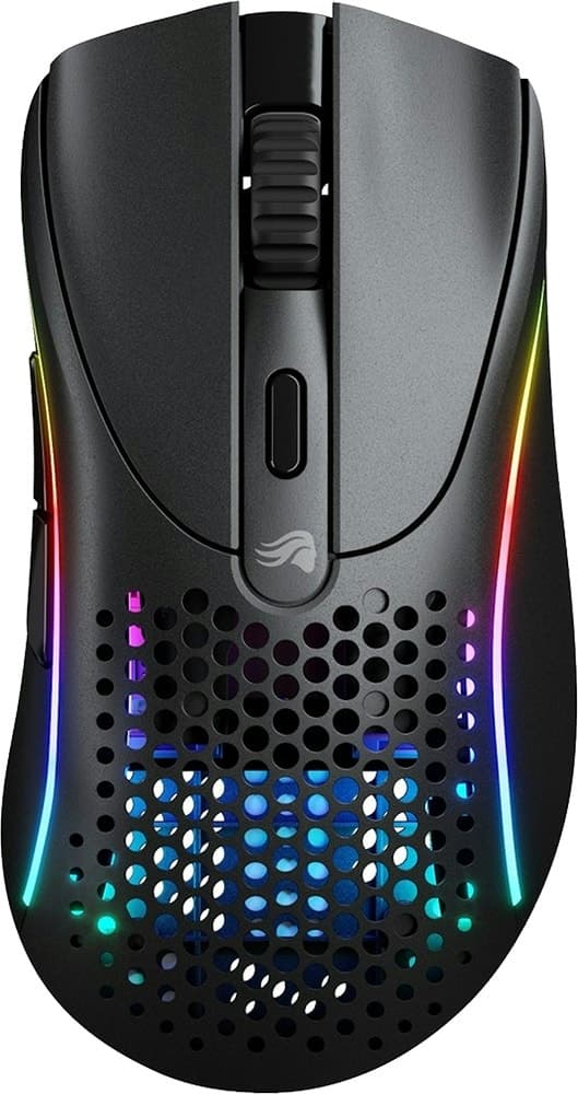 Mouse Gamer Glorious Model D 2 RGB Sem Fio Preto