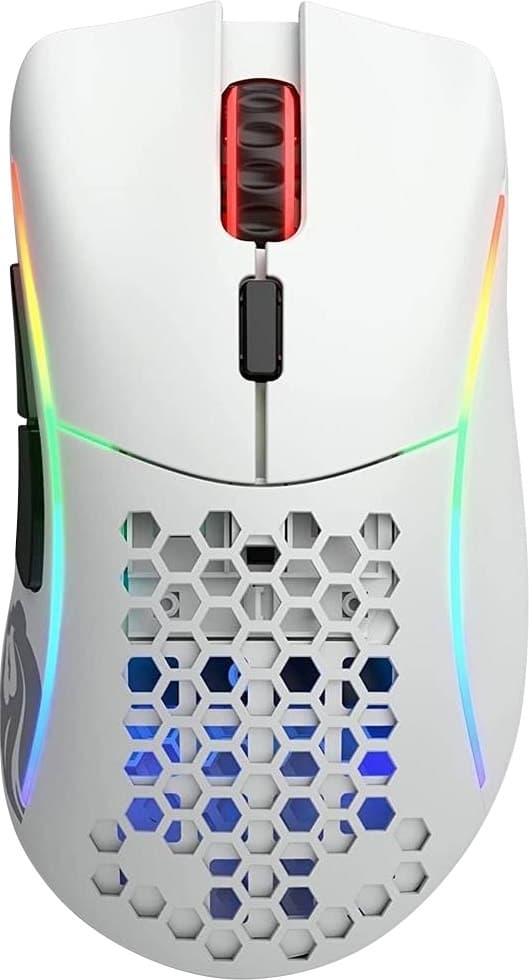 Mouse Gamer Glorious Model D RGB - Branco (Sem Fio)