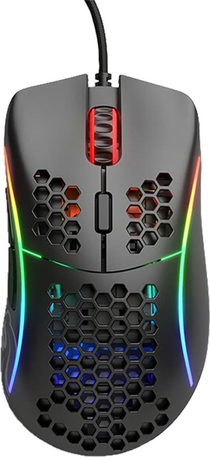 Mouse Gamer Glorious Model D- RGB - Preto (Com Cabo)