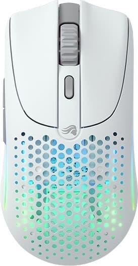 Mouse Gamer Glorious Model O 2 RGB Sem Fio Branco