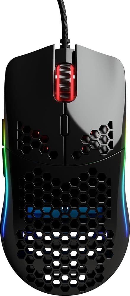 Mouse Gamer Glorious Model O Minus RGB - Glossy Black (Com Fio)