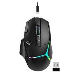 Mouse Gamer Havit Gamenote MS967WB Sem Fio Preto