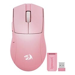 Mouse Gamer Redragon K1NG Pro Wireless Rosa