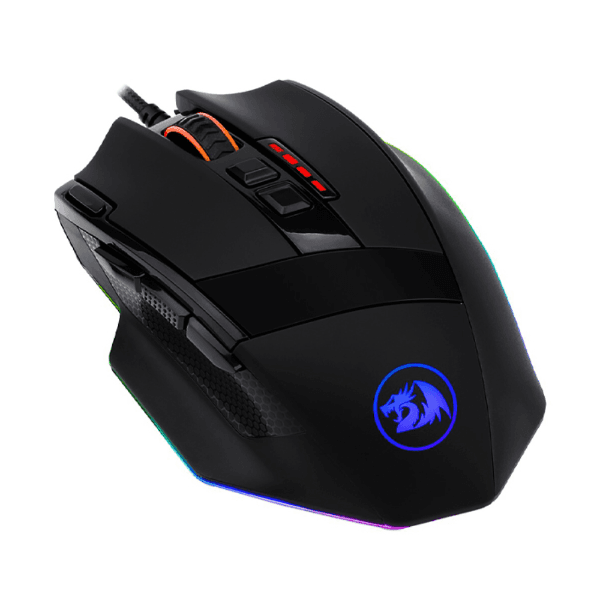 Mouse Gamer Redragon Sniper M801-RGB USB Até 12.400 Dpi com Backlight RGB Preto