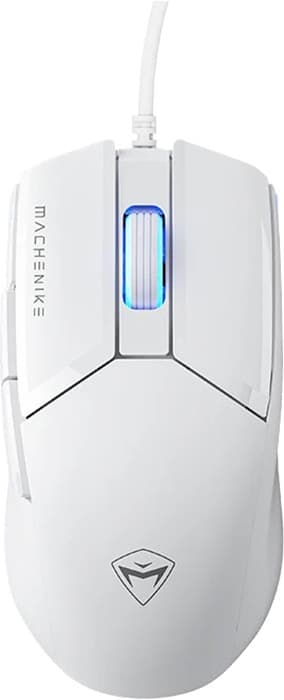 Mouse Gaming Machenike M7 Pro - Branco (com Fio)