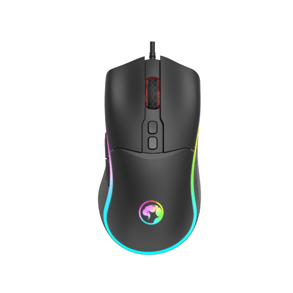 Mouse Gamer Marvo Scorpion M358 Com Fio 12800 Dpi RGB Preto