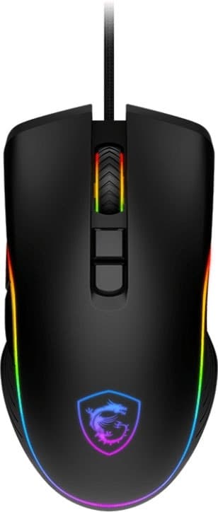 Mouse Gamer com Fio Msi Clutch Forge Gm300 Preto