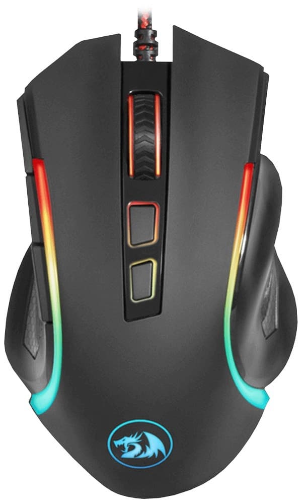 Mouse Gamer Redragon Griffin M607 Preto/Vermelho