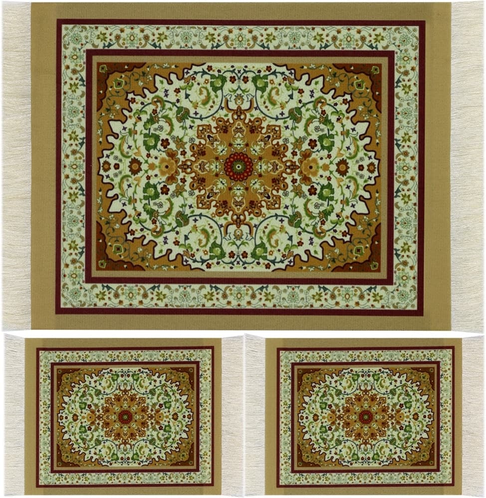 Mouse Pad Farjini Fj-03-E Arabesque (18 X 23 Cm) + 2 Porta-Copos