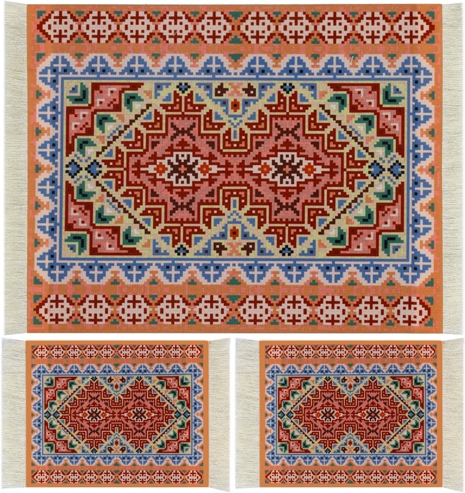 Mouse Pad Farjini Fj-03-F Arabesque (18 X 23 Cm) + 2 Porta-Copos