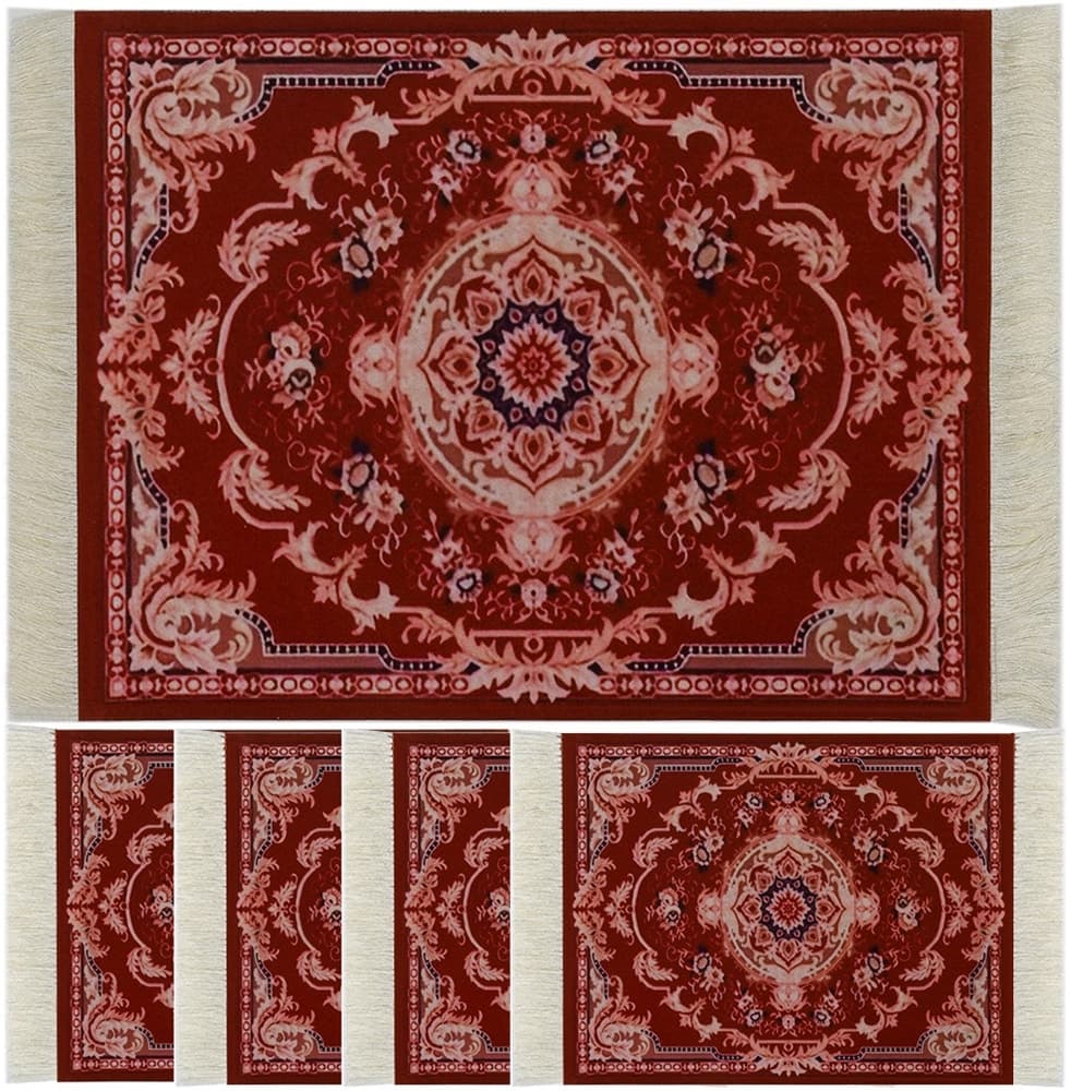 Mouse Pad Farjini Fj-05-E Arabesque (18 X 23 Cm) + 4 Porta-Copos