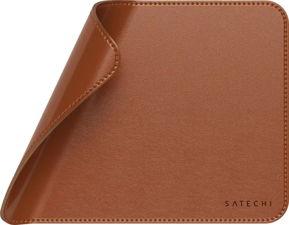 Mouse Pad Satechi Couro Vegano St-Lmpn Marrom