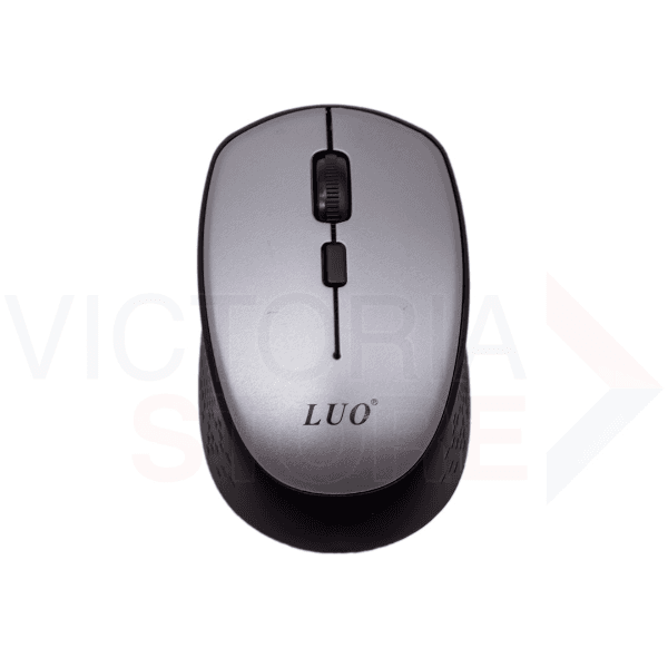 Mouse Sem Fio Luo Lu-3043 Prata