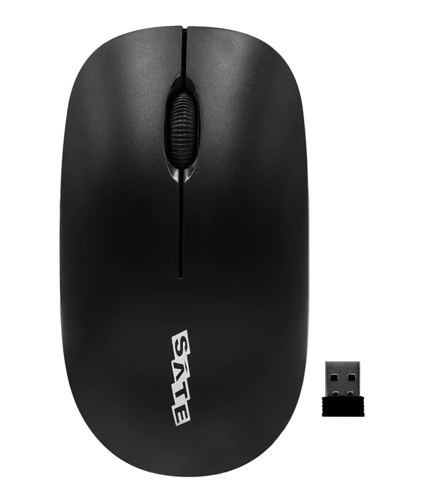 Mouse Satellite A-47G Sem Fio 2.4GHz Preto