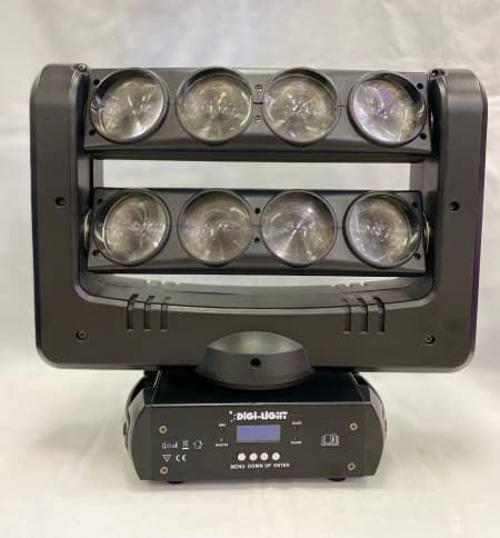 Luz de Movimento Digi-Light Dy-0818 8x12W Rgbw 4In1