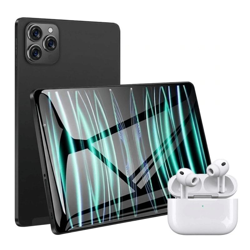 Tablet Mox Mo-Tp732 5G 7" 8/256GB Android 12 + Fones de Ouvido Preto