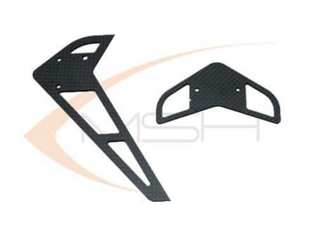 Conjunto de Aletas de Carbono Msh Protos