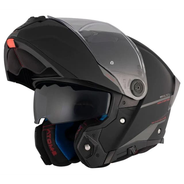 Mt Helmets Capacete Atom 2 Sv Solid A1 Preto Mate