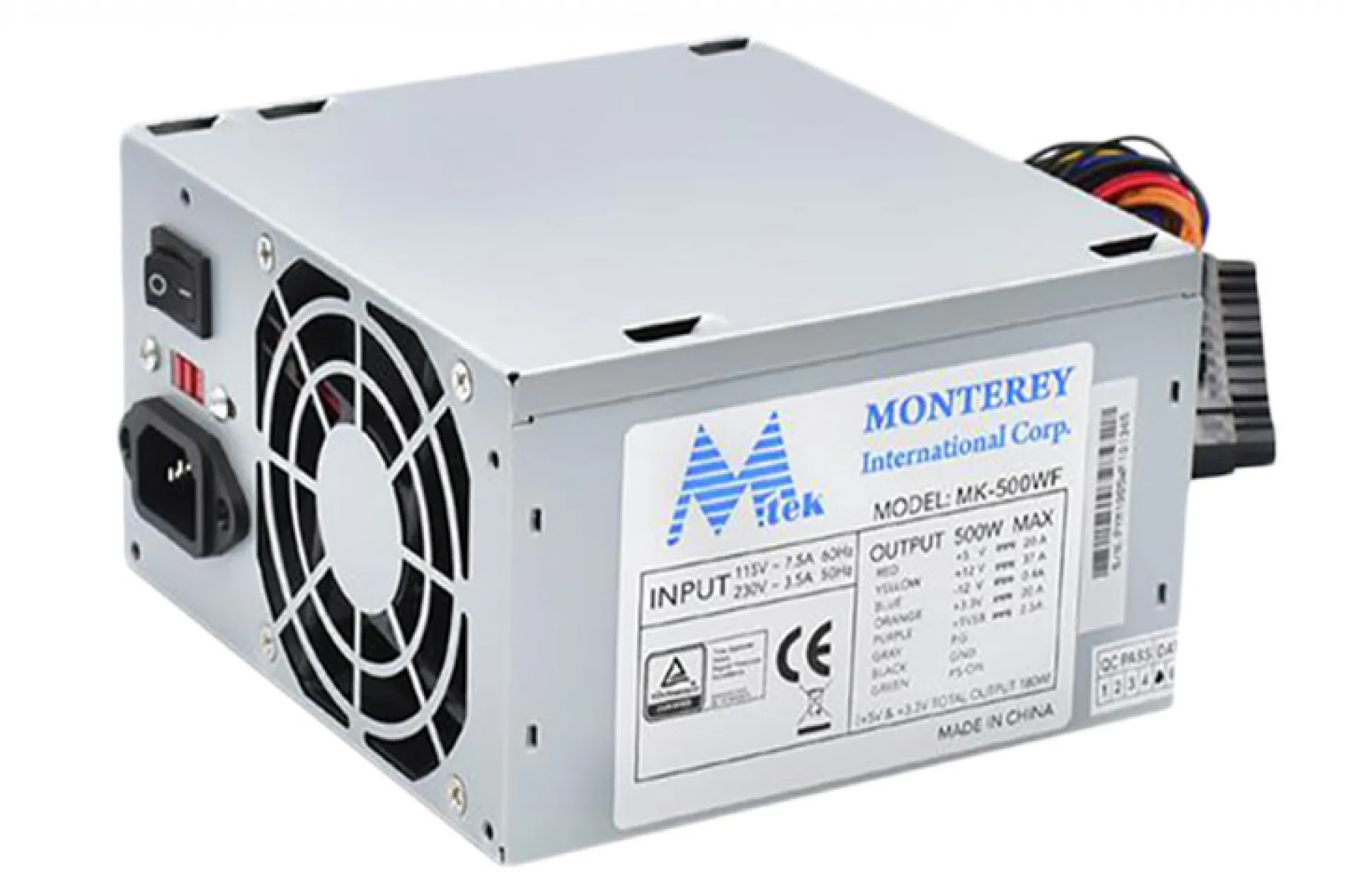 Fonte Mtek Mk-500WF 500W