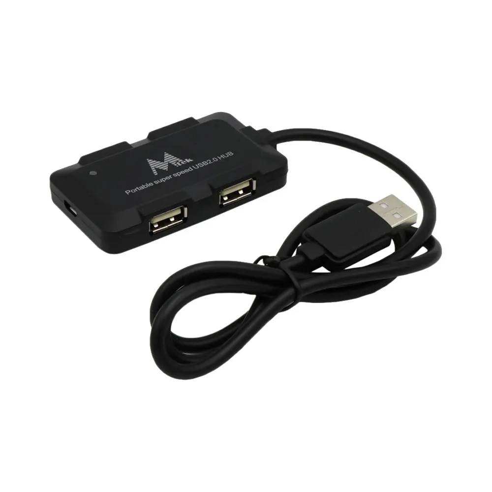Hub Mtek Hb-8102 4 Portas USB 2.0 Preto