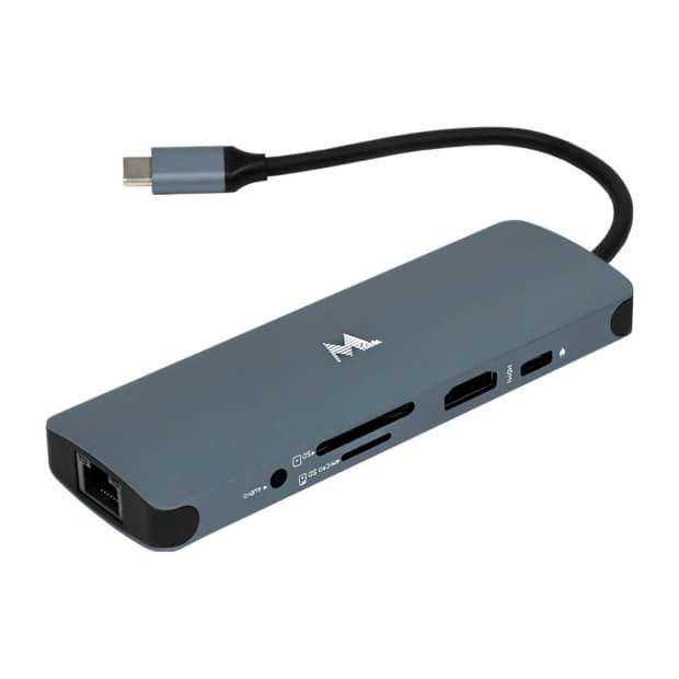 Mtek Hub Type-c 9EN1 3 Puertos USB 3.0 DS-91TC