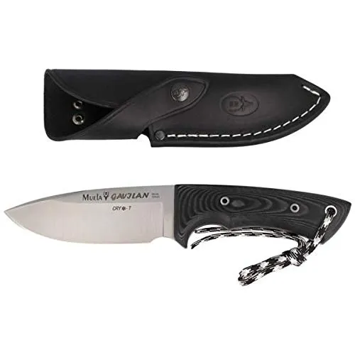 Faca Muela Cuchillo De Caza Gavilan-m Micarta Negra Cryo-t