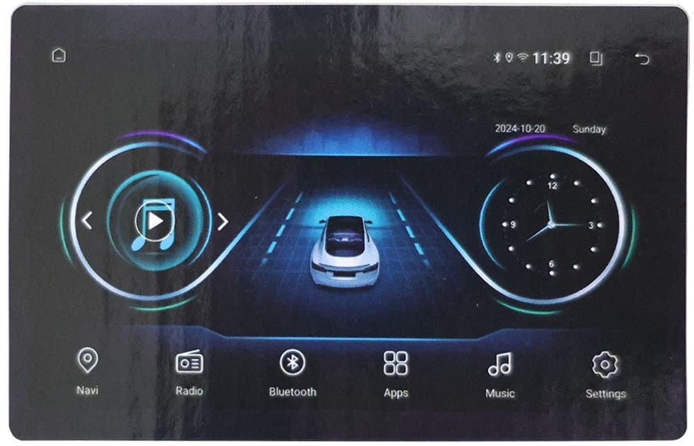Multimídia Ecopower Ep-8758 Tela de11.5" FM/USB/Bluetooth