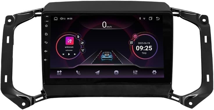 Multimídia Hetzer H-Pro Android 14 Tela 9" Chevrolet S10 2017/19 (C/Canbus)