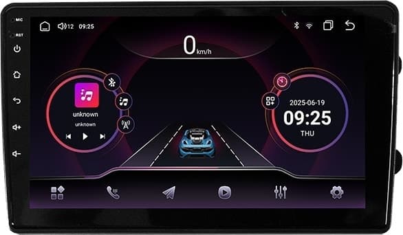 Multimídia Hetzer H-Pro 4G Android 14 9" para Renault Kwid 2017/22