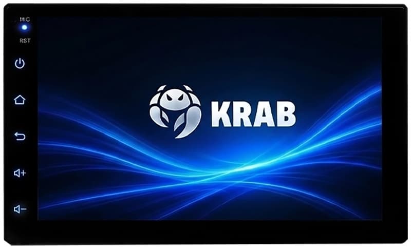 Multimídia Krab Kbrm7 Tela de 7" FHD/Radio FM/WiFi/BT/USB/GPS