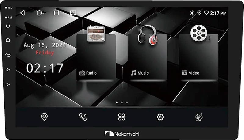 Multimídia Nakamichi Nam5710-A9Z 9" Touch BT/USB/FM/GPS/WIFI