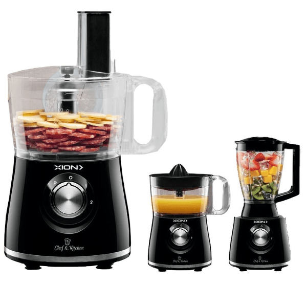Multiprocessador Xion Xi-GL7010N 3 Em 1 800W 220V Preto