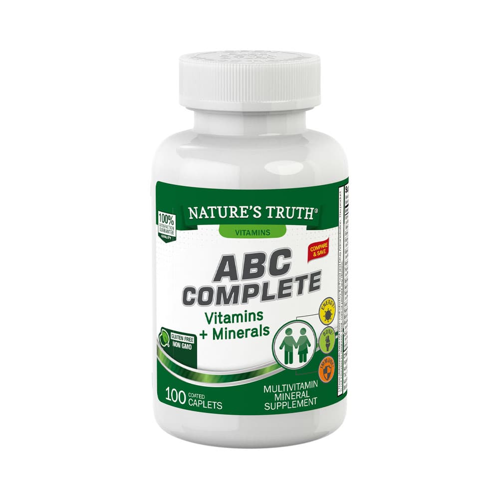 Multivitamínico Nature's Truth Abc Complete 100 Cápsulas