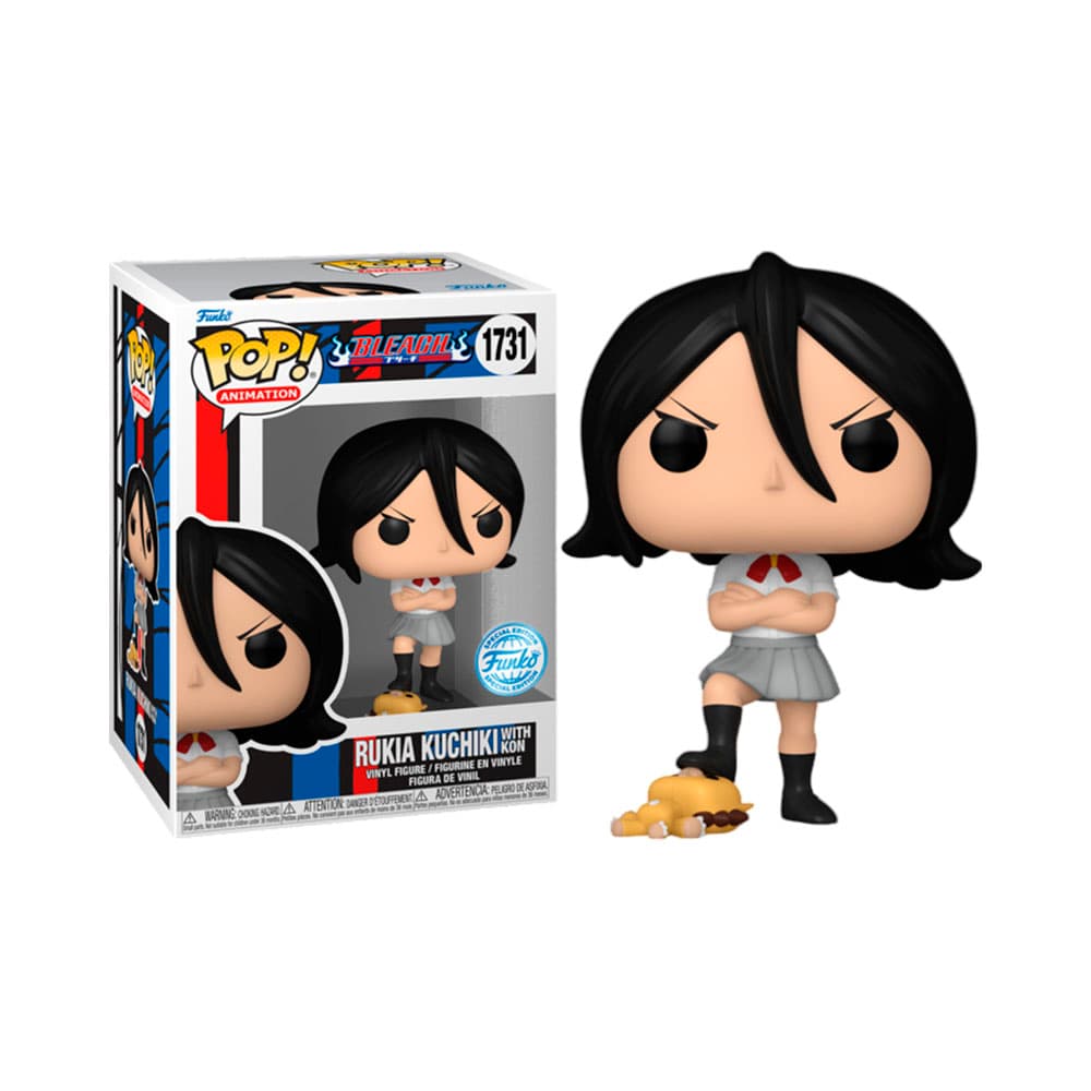 Boneco Funko Pop Bleach Rukia Kuchiki com Kon 1731