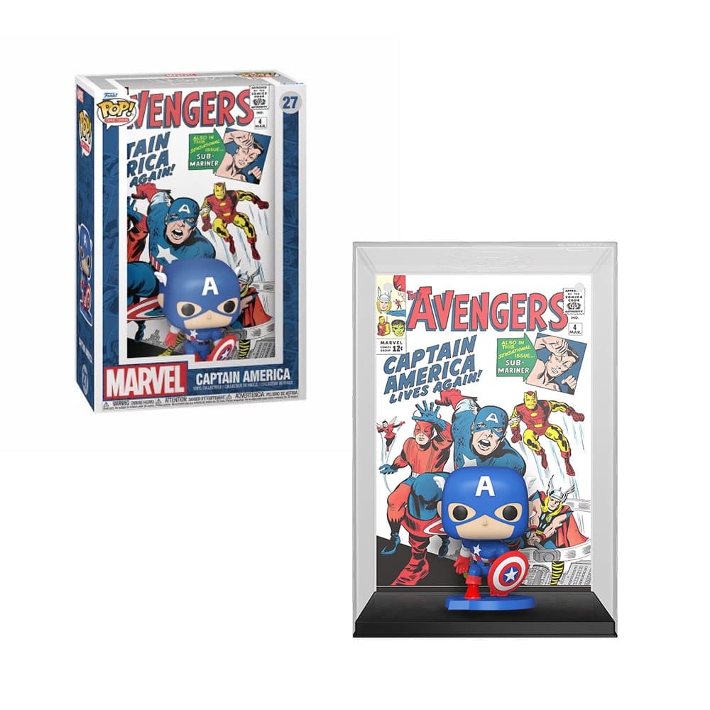 Boneco Funko Pop Cover Captain America 27